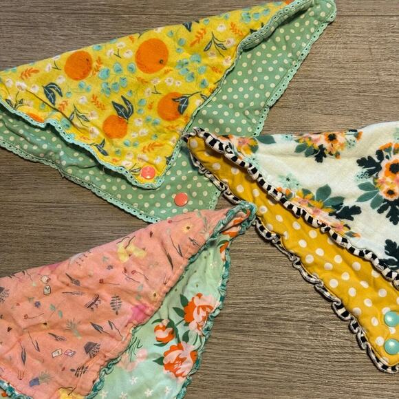 Matilda Jane reversal bandanna drool bibs - Picture 3 of 3